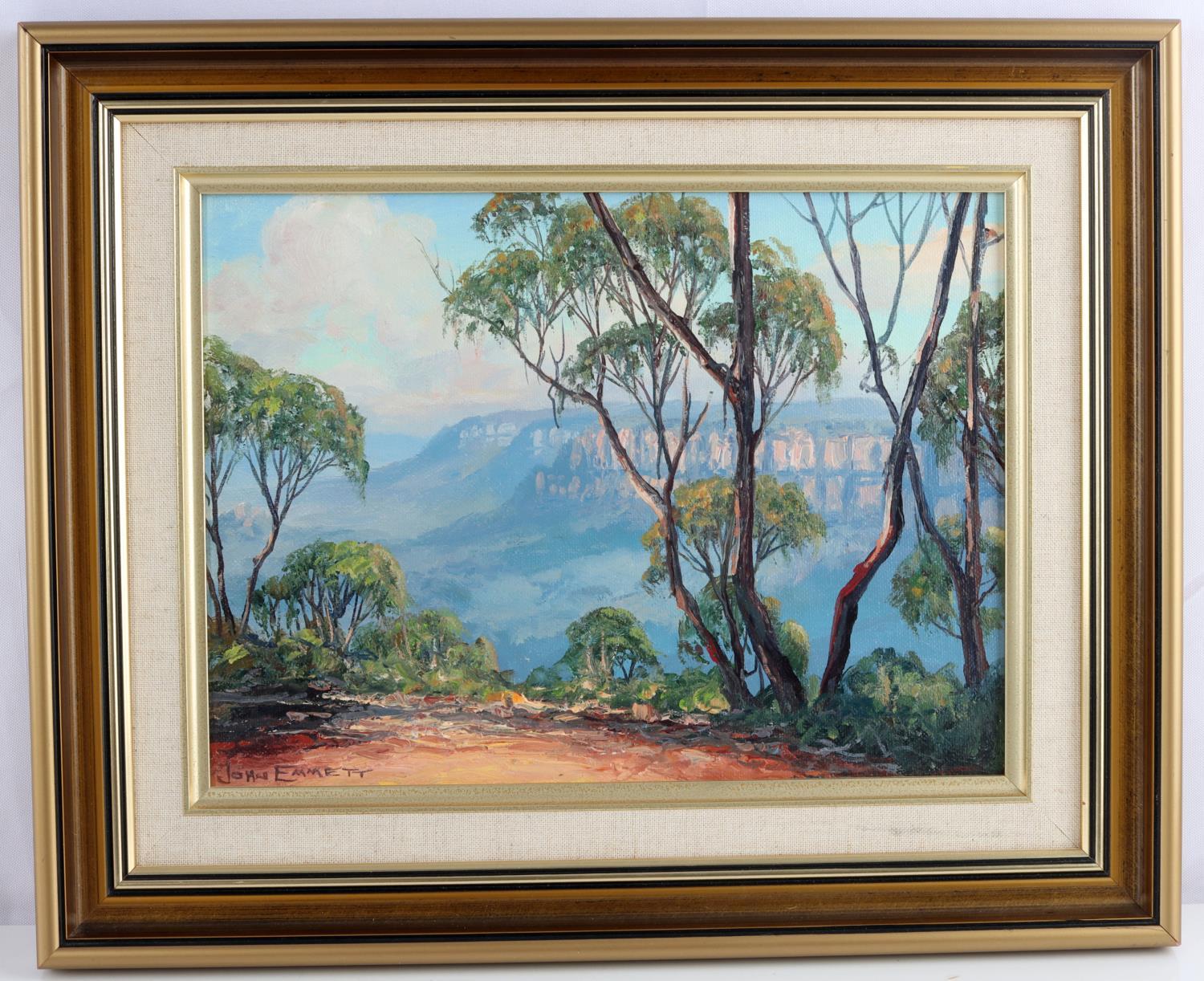 JOHN EMMETT AUSTRALIAN MALAITA LANDSCAPE PAINTING