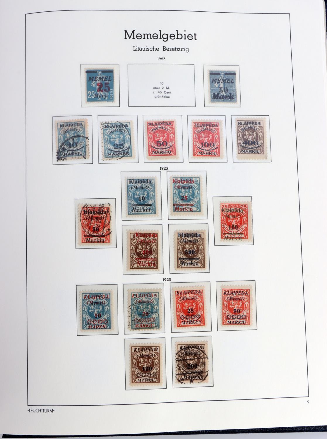 GERMAN SAARGEBIET & MEMEL 1859 STAMPS 1920-1959