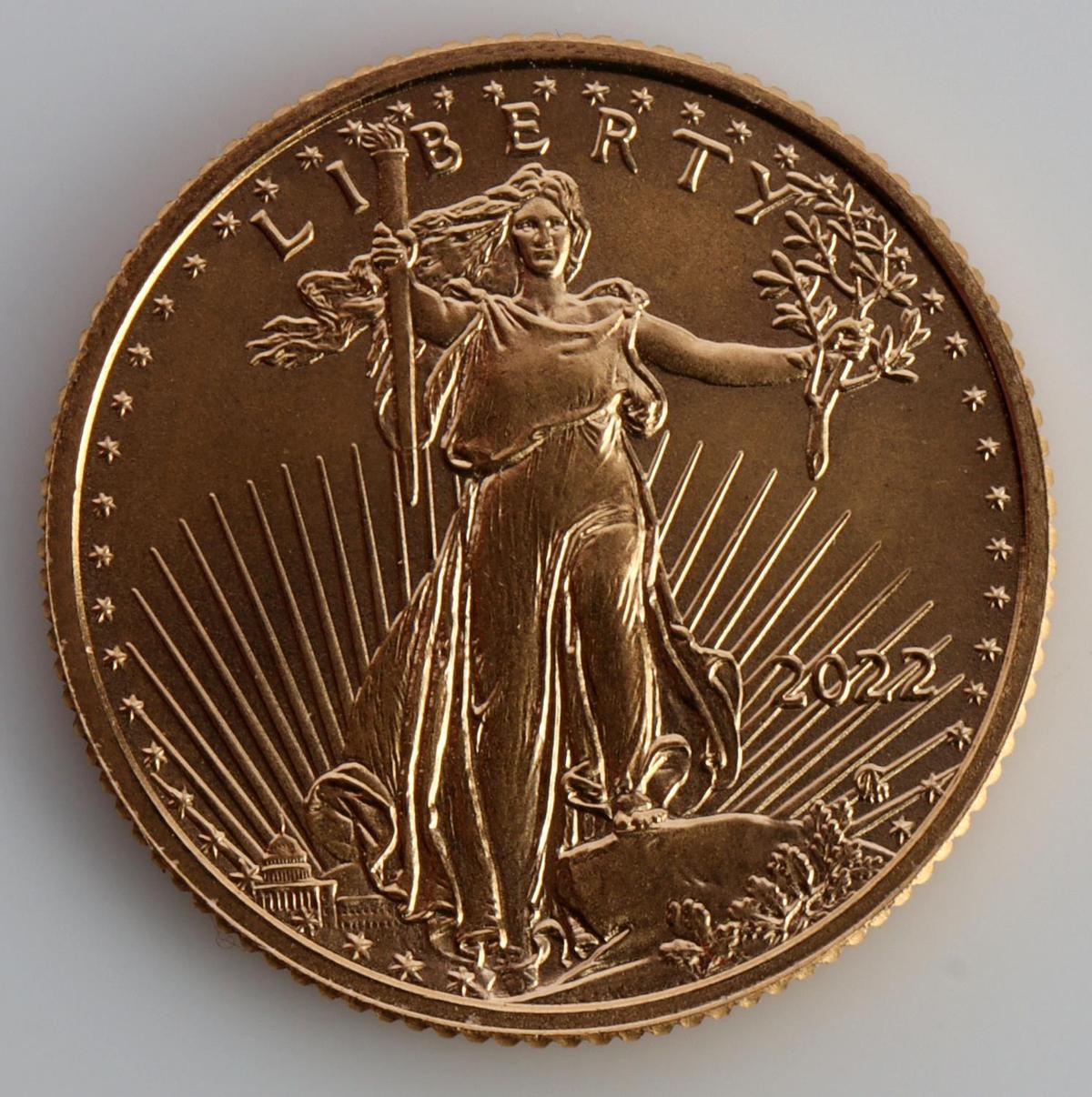 1/10TH OZ AMERICAN EAGLE GOLD COIN