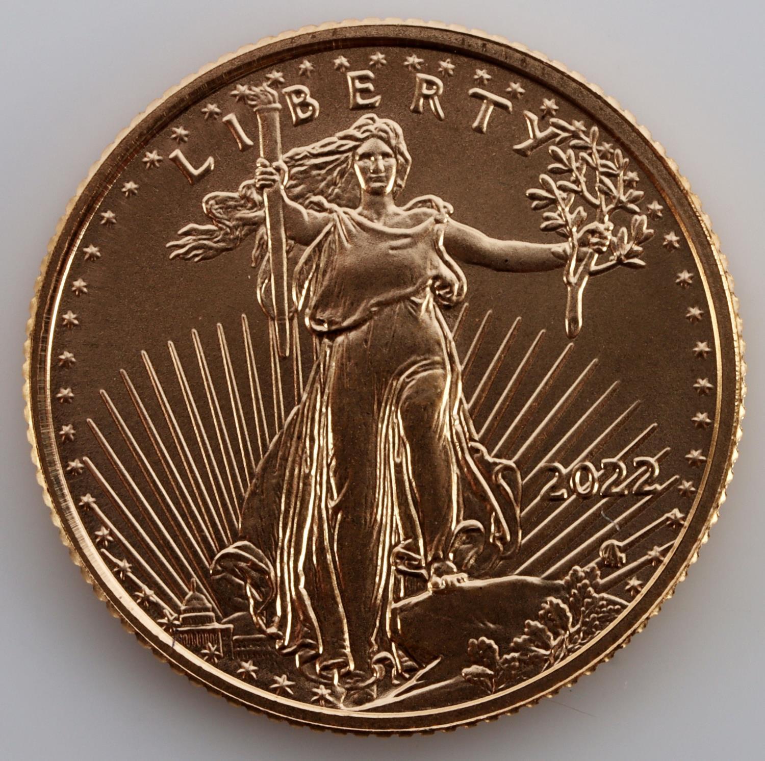 1/10TH OZ AMERICAN EAGLE GOLD COIN