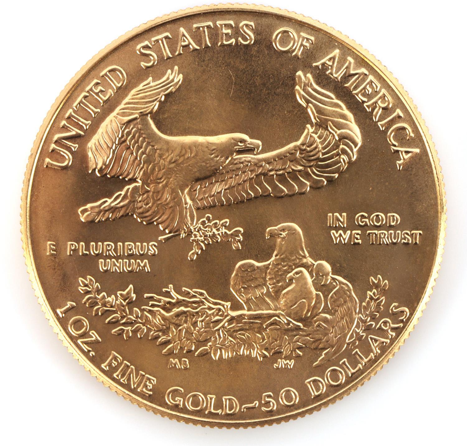 1986 AMERICAN EAGLE 1 OZ GOLD COIN