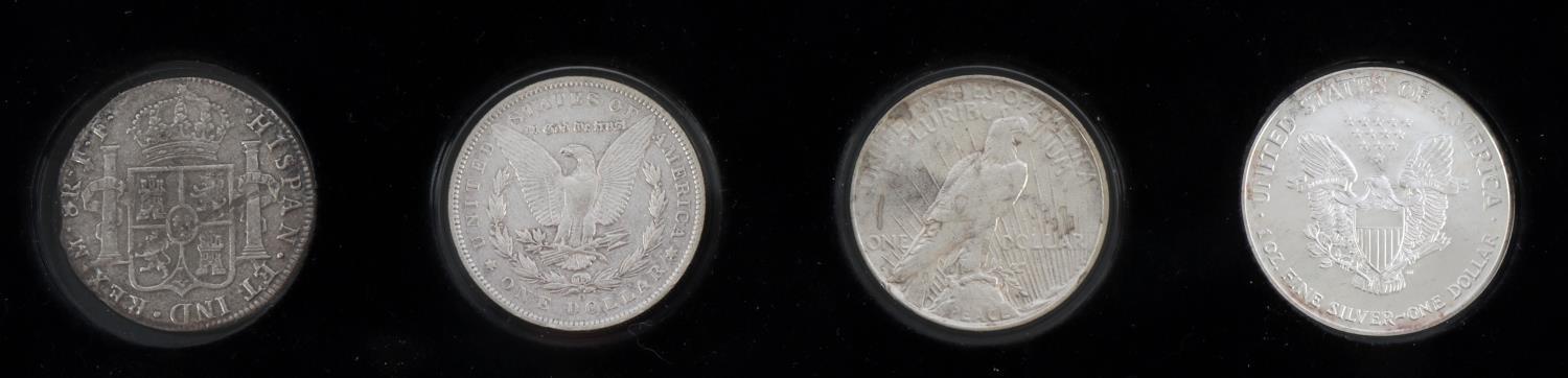 FOUR CENTURIES OF AMERICAN SILVER DOLLARS SET