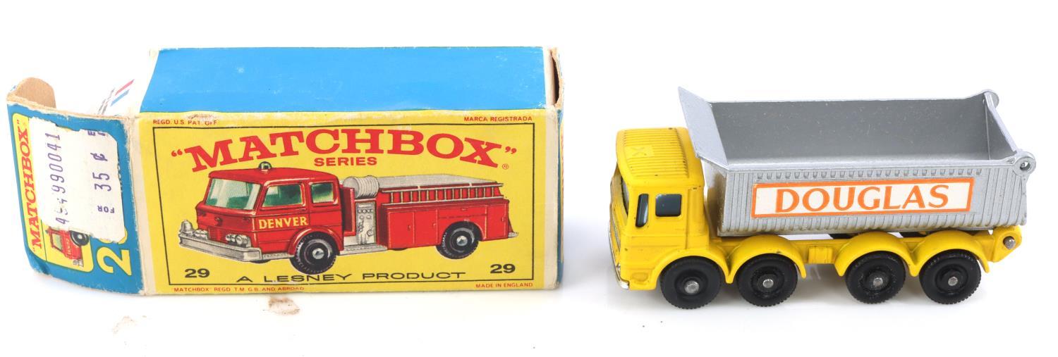 7 VINTAGE 1960S MATCHBOX TOY CARS WITH BOXES