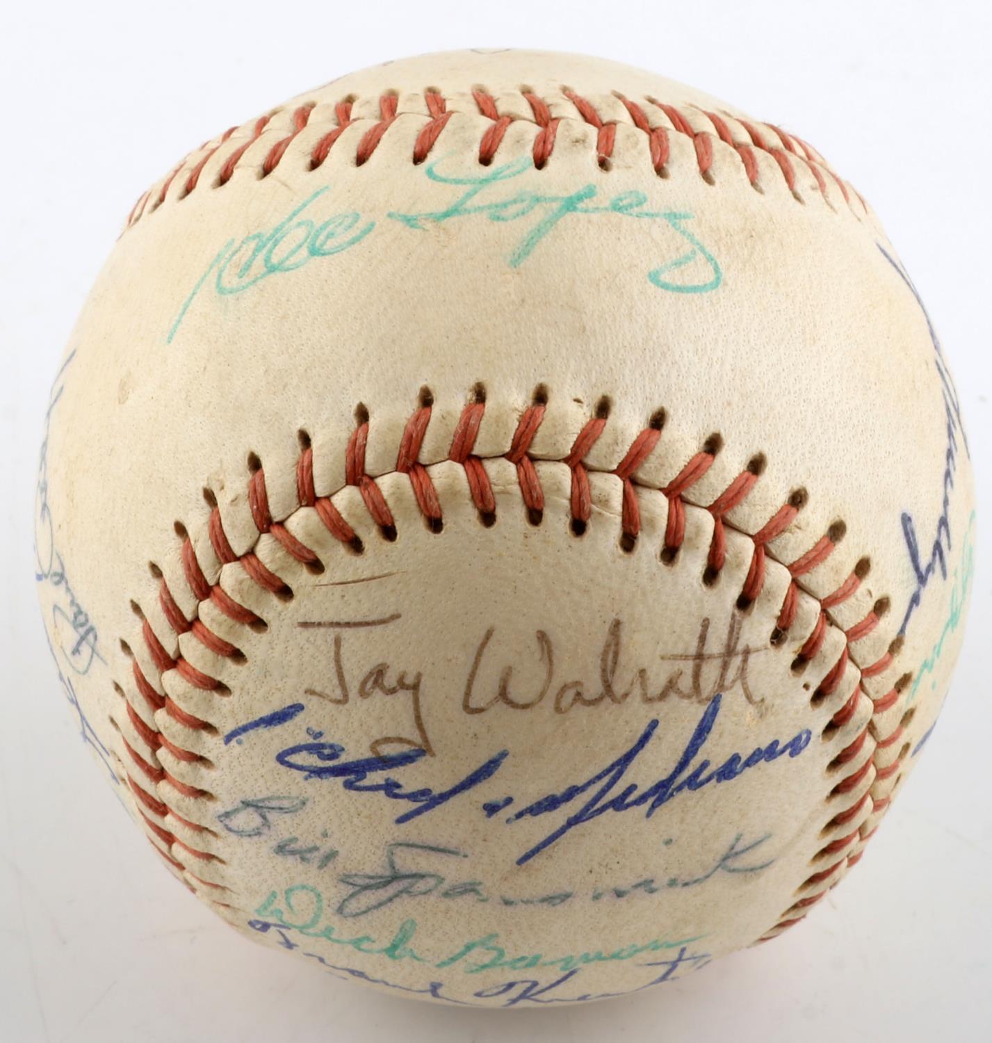 1967 HAWAII ISLANDERS TEAM AUTOGRAPHED BASEBALL