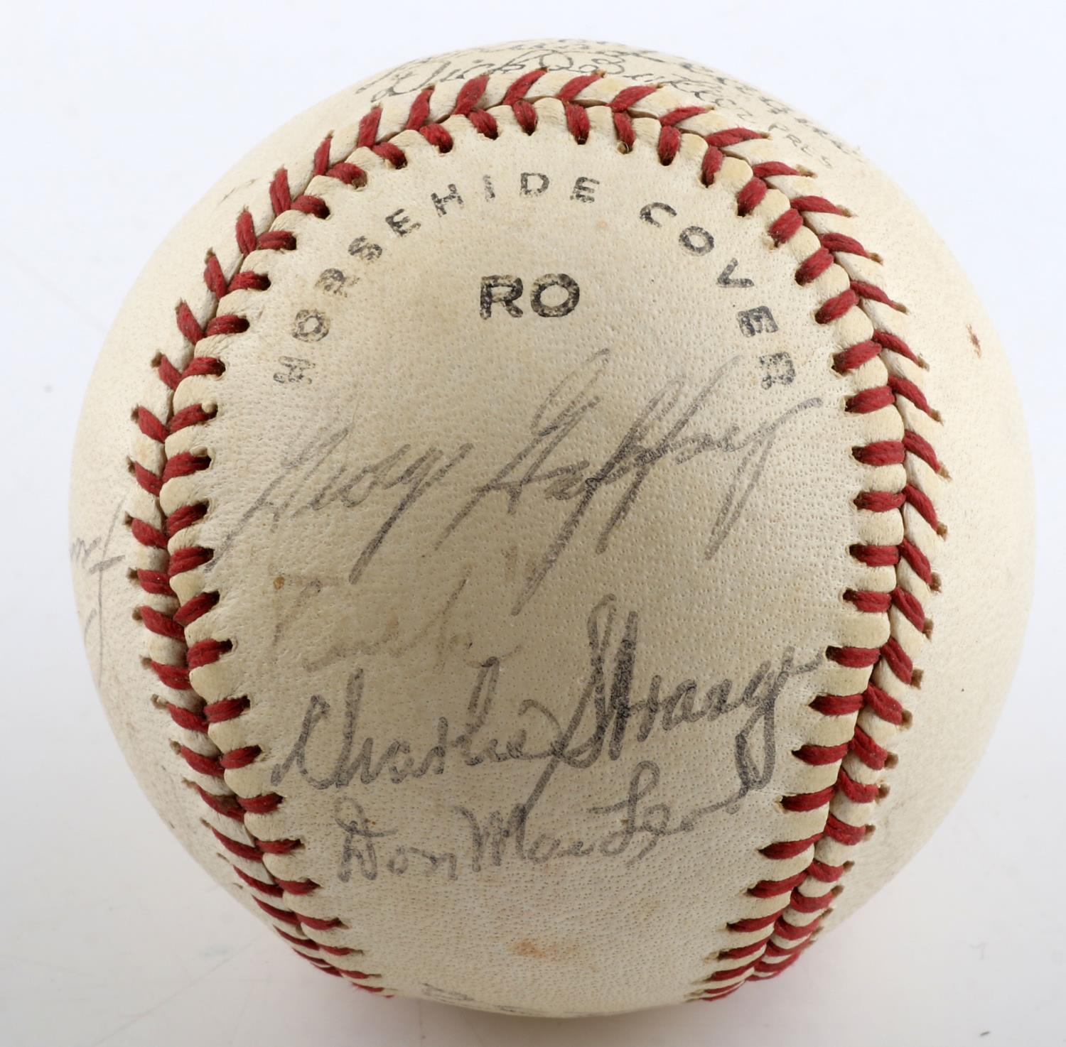 1961 VICTORIA  ARDMORE ROSEBUDS TEAM SIGNED BALL