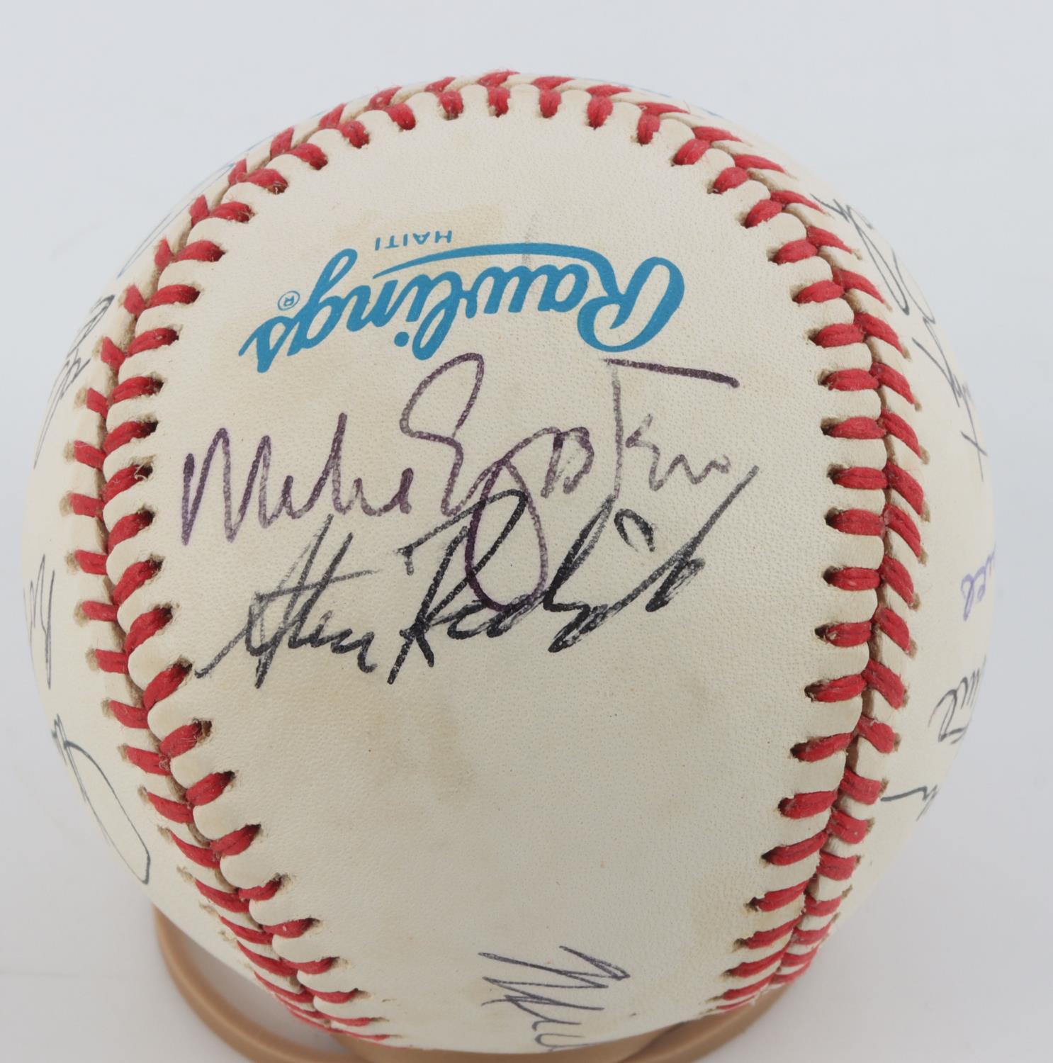 1966 WASHINGTON SENATORS TEAM AUTOGRAPHED BASEBALL