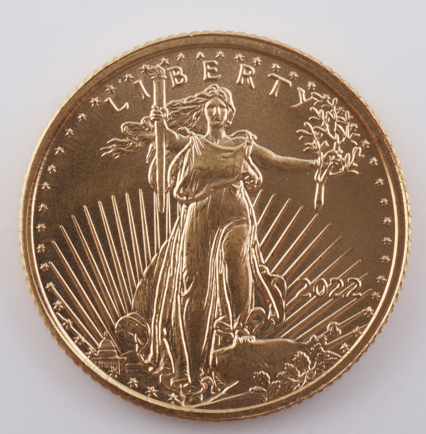 1/10TH OZ AMERICAN EAGLE GOLD COIN