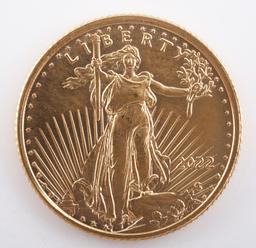 1/10TH OZ AMERICAN EAGLE GOLD COIN