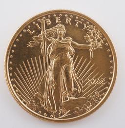 1/10TH OZ AMERICAN EAGLE GOLD COIN