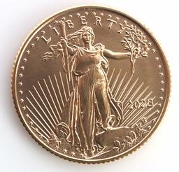 1/10TH OZ AMERICAN EAGLE GOLD COIN