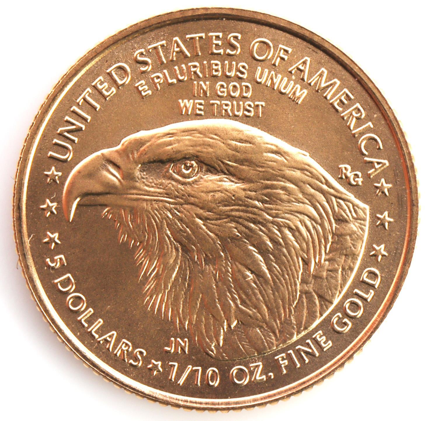 1/10TH OZ AMERICAN EAGLE GOLD COIN