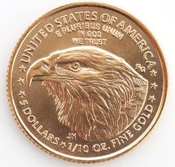 1/10TH OZ AMERICAN EAGLE GOLD COIN