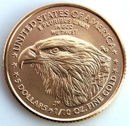 1/10TH OZ AMERICAN EAGLE GOLD COIN