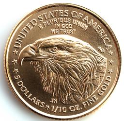 1/10TH OZ AMERICAN EAGLE GOLD COIN