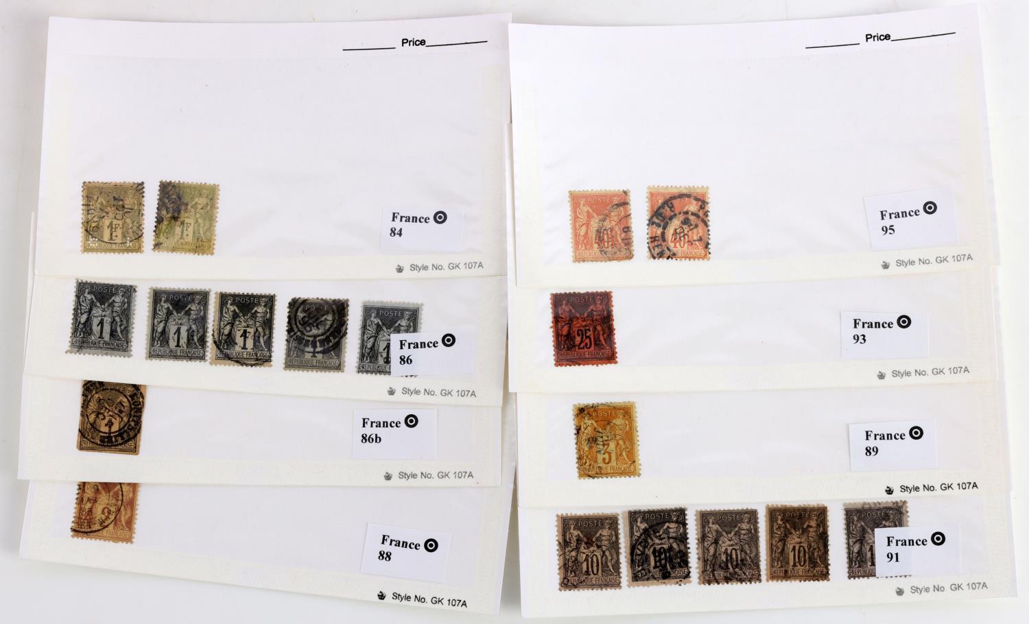 UNSEARCHED FOREIGN STAMPS ALGERIA FRANCE VATICAN