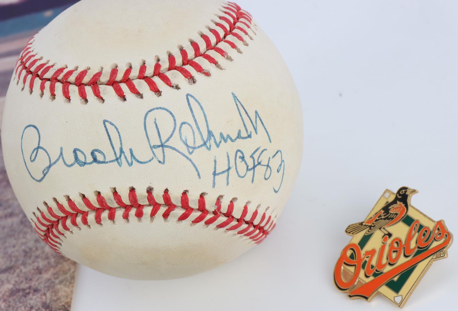 BALTIMORE ORIOLES RIPKEN ROBINSON AUTOGRAPHS