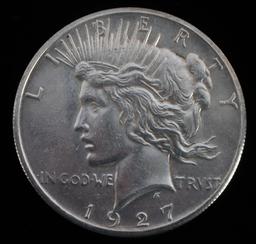 1927 PEACE DOLLAR AU TO UNC