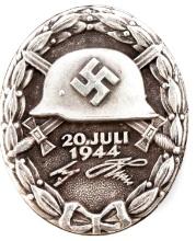 WWII GERMAN JULY 20TH REMEMBRANCE WOUND BADGE