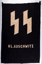 WWII GERMAN K.L. AUSCHWITZ CONCENTRATION CAMP FLAG