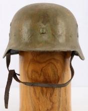 WWII GERMAN REICH WAFFEN SS M40 STAHLHELM HELMET