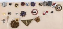 LOT OF 24 ORIGINAL WWII GERMAN STICK PINS