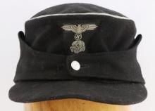 WWII GERMAN REICH WAFFEN SS PANZER M43 FIELD CAP