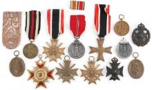 LOT OF 14 WWII GERMAN THIRD REICH MEDALS