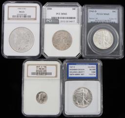 U.S. COIN COLLECTOR LOT MERCURY MORGAN & LIBERTY