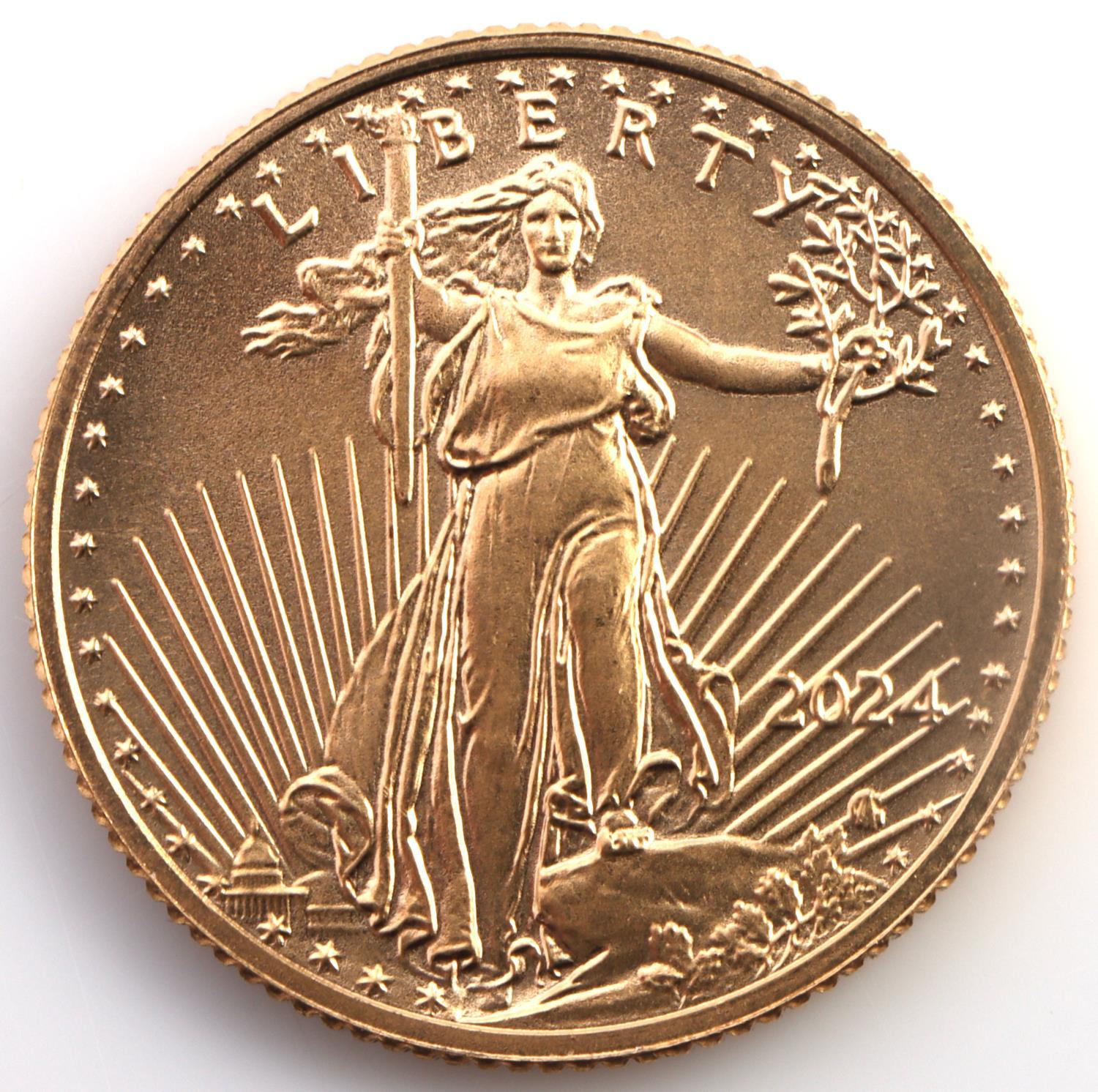 1/10TH OZ GOLD AMERICAN EAGLE COIN