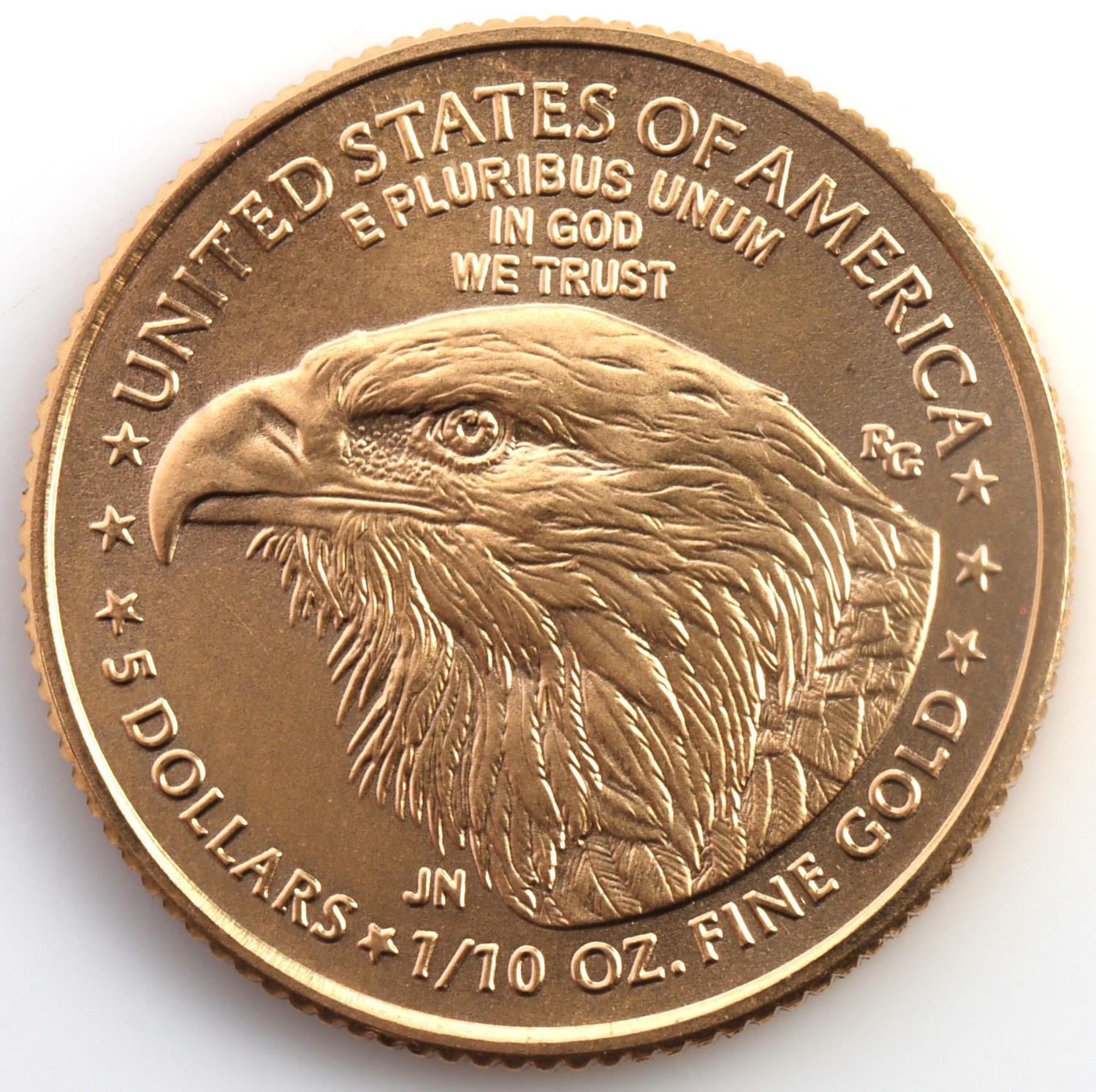 1/10TH OZ GOLD AMERICAN EAGLE COIN