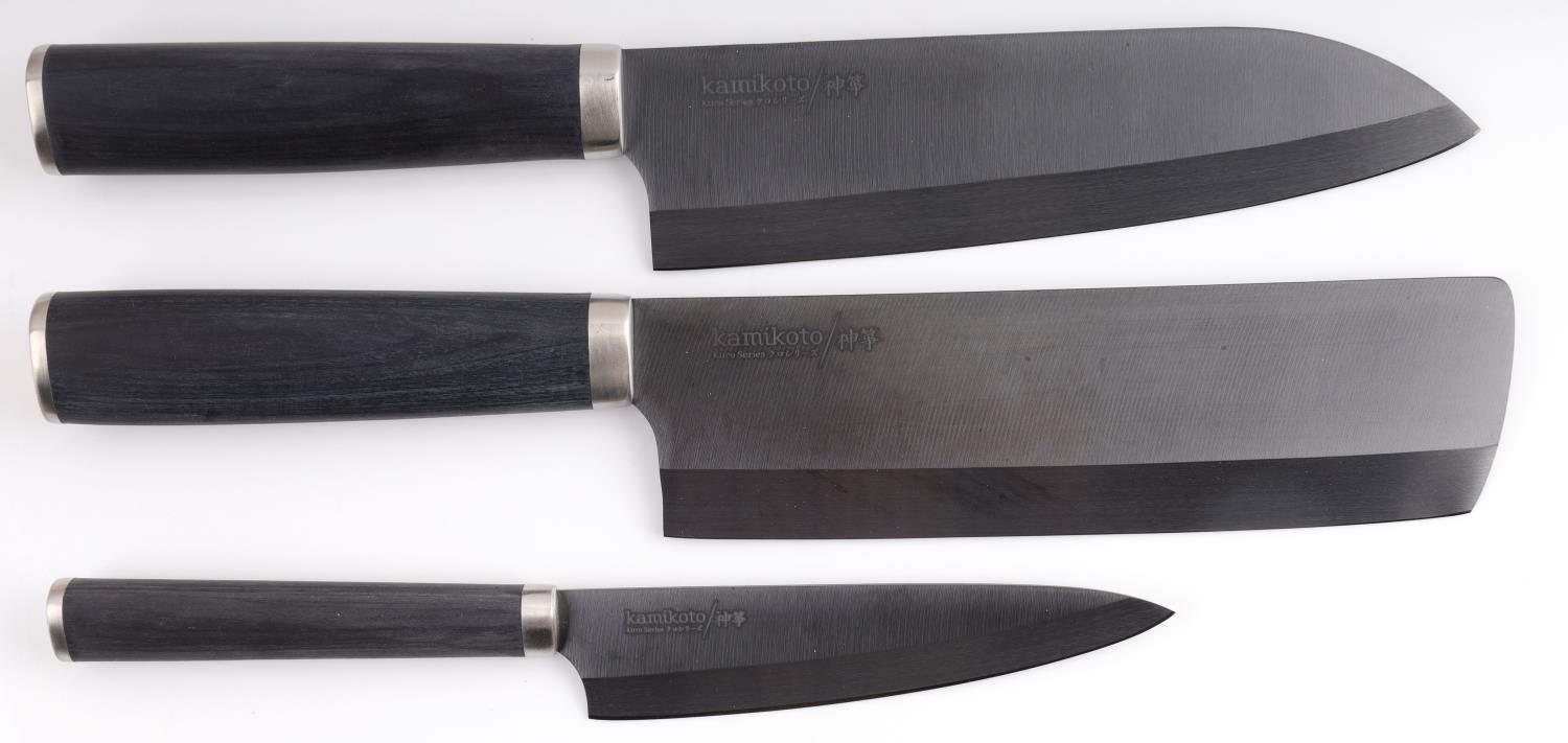 JAPANESE HANDCRAFTED KAMIKOTO KURO SERIES KNIFES