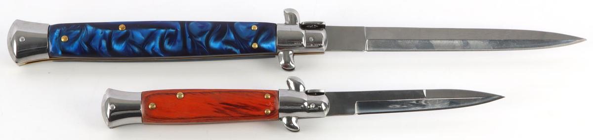 2 AKC ITALIAN SWITCHBLADE LOT 13 & 8 1/2 INCH