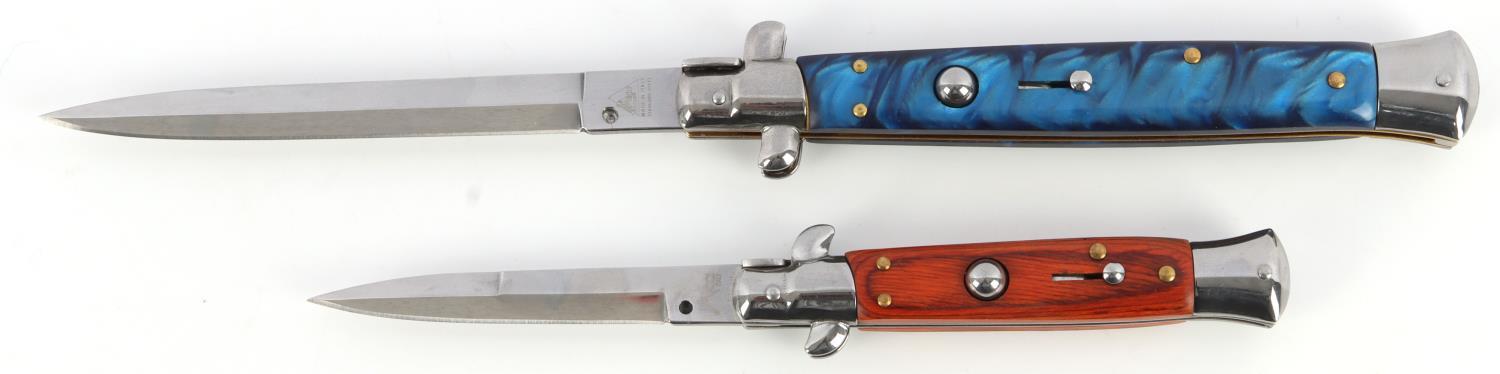 2 AKC ITALIAN SWITCHBLADE LOT 13 & 8 1/2 INCH