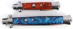 2 AKC ITALIAN SWITCHBLADE LOT 13 & 8 1/2 INCH