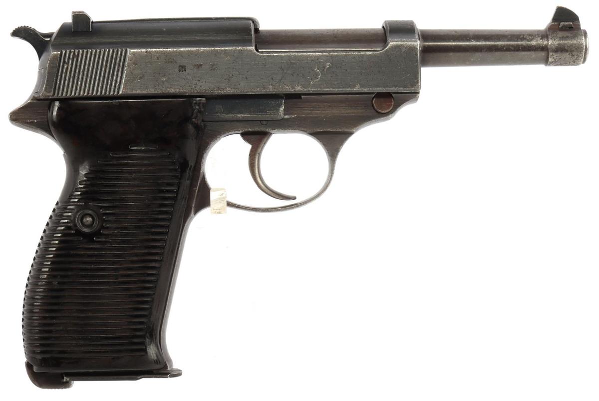 WWII GERMAN WALTHER P38 MATCHING SEMI AUTO PISTOL