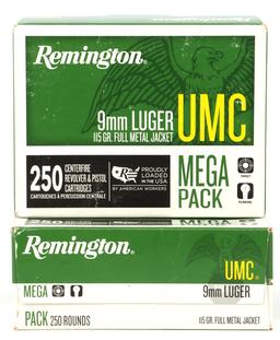 750 ROUNDS OF 9MM LUGER FMJ CRITICAL DEFENSE AMMO