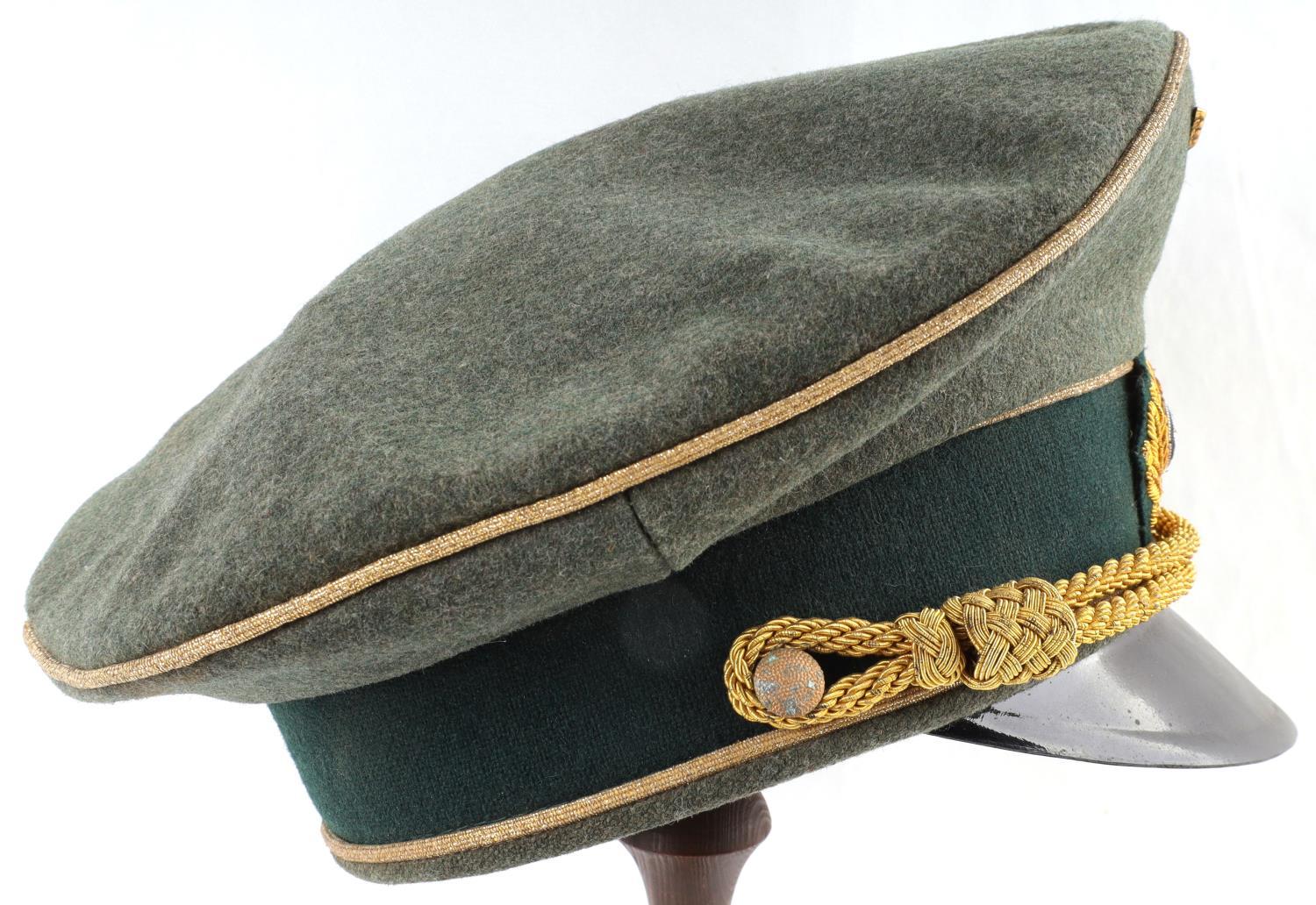 WWII GERMAN THIRD REICH ARMY OFFICER VISOR