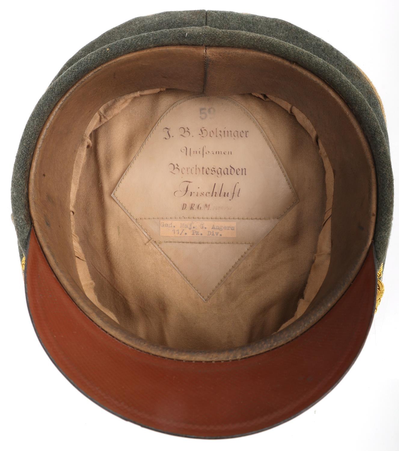 WWII GERMAN THIRD REICH ARMY OFFICER VISOR