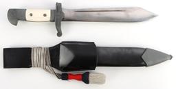 WWII GERMAN THIRD REICH TENO DAGGER AND SCABBARD