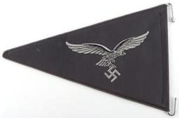 WWII GERMAN LUFTWAFFE CAR PENNANT