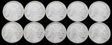 BUFFALO 1 OZ SILVER BULLION ROUNDS LOT OF 10