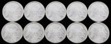 BUFFALO 1 OZ SILVER BULLION ROUNDS LOT OF 10