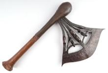 19TH CENTURY AFRICAN KILONDO CEREMONIAL AXE