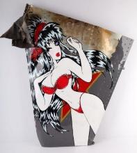 KATIE HAZZARD ORIGINAL AIRPLANE WING ANIME PIN UP