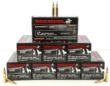 500 ROUNDS OF WINCHESTER VARMINT HE .17 AMMUNITION