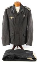 WWII LUFTWAFFE OBERFELDWEBEL TUNIC & TROUSERS