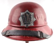 GERMAN RLB HELMET W SIGRUNES HITLER YOUTH DECAL