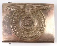 WWII GERMAN THIRD REICH SS EM BELT BUCKLE