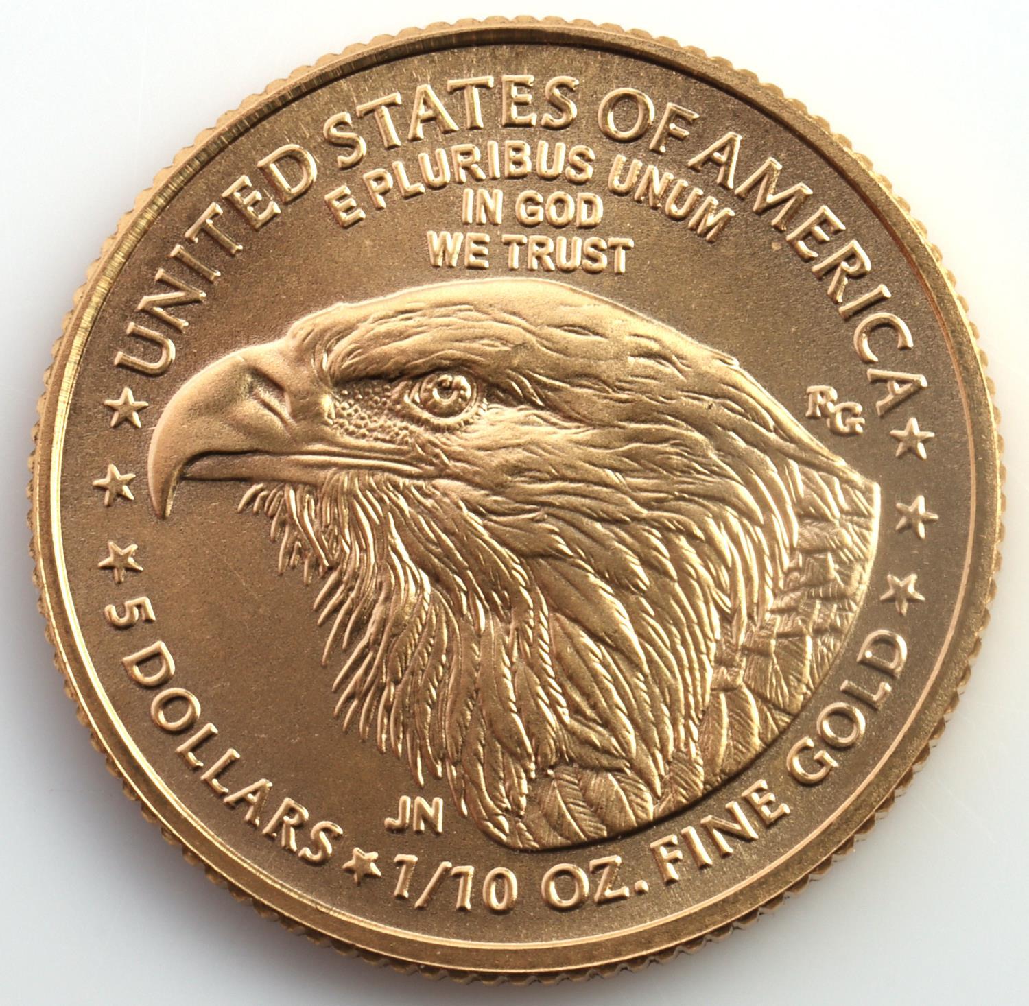 1/10TH OZ GOLD AMERICAN EAGLE COIN