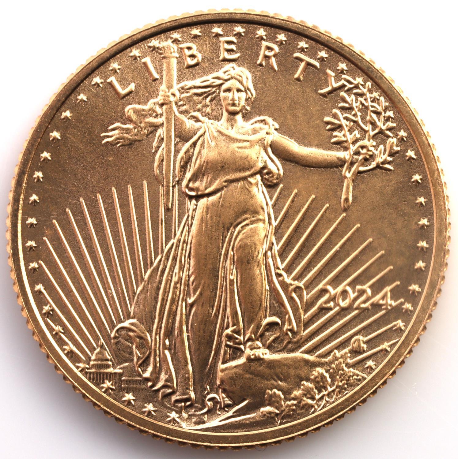 1/10TH OZ GOLD AMERICAN EAGLE COIN